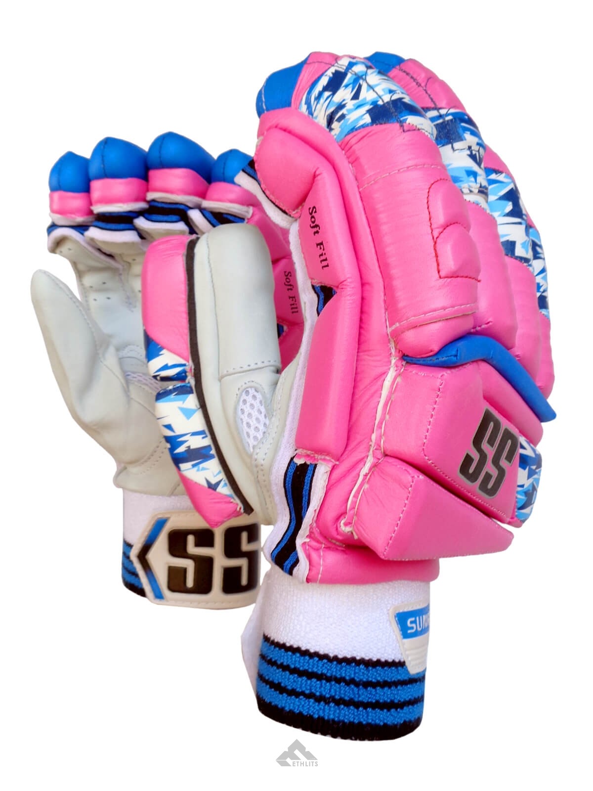 SS IPL Gloves - Rajasthan Royals Pink