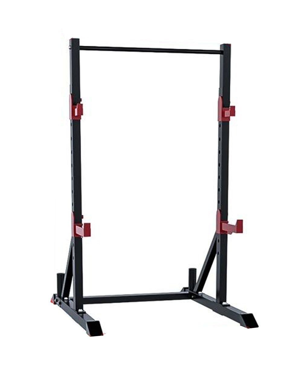 Combo Deal | 1441 Fitness Squat Rack MDL65 +7 ft Barbell with 80 Kg tri Grip Plate Set + Adjustable Bench A8007