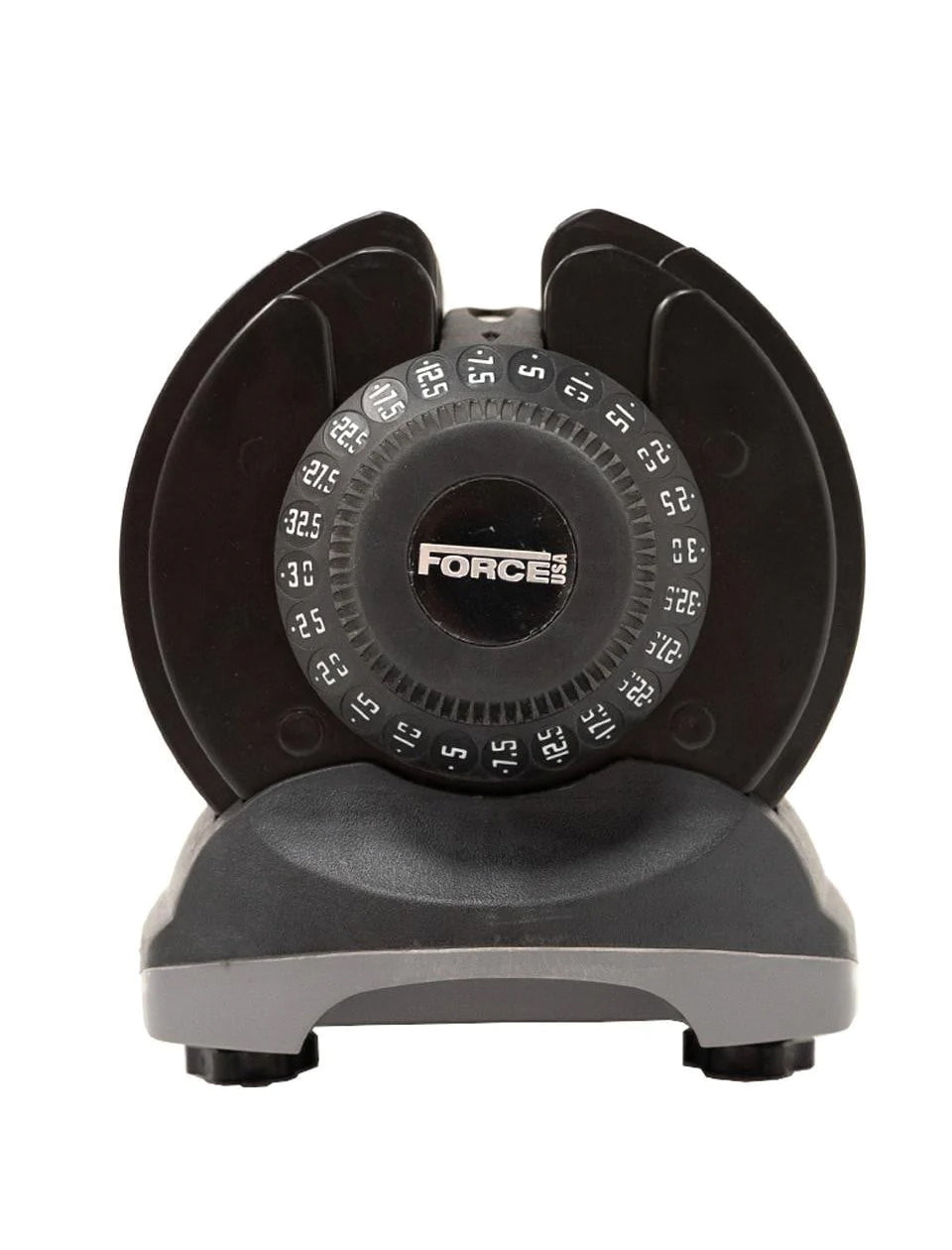 FORCE USA DialTech Elite 32.5kg Adjustable Dumbbell Pair With Stand