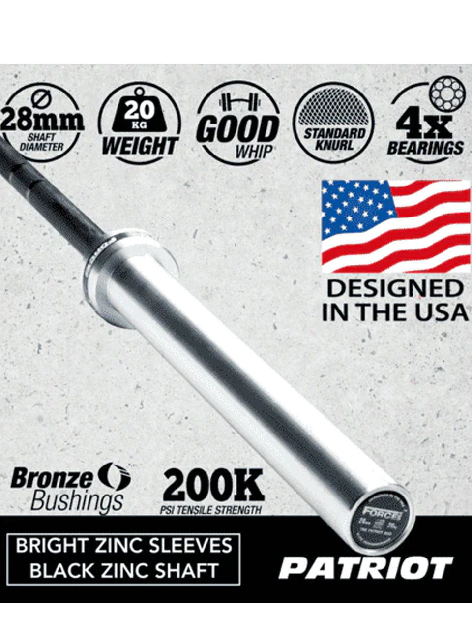 Force USA Patriot Barbell