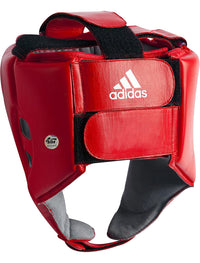 Adidas AIBA Approved Boxing Head Guard, Medium, Red