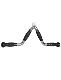 Prosportsae Lat Attachment - V Bar with Rubber Grip End Lat Pull Down Cable  | Prosportsae