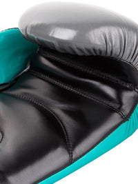 Venum Contender 2.0 Boxing Glove Black Turquoise Grey 10  OZ